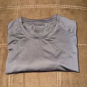 Wolverine Men's Slate Gray Crew Neck Performance Shirt